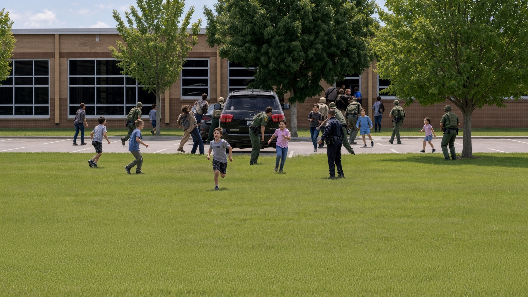 shooting children's birthday party