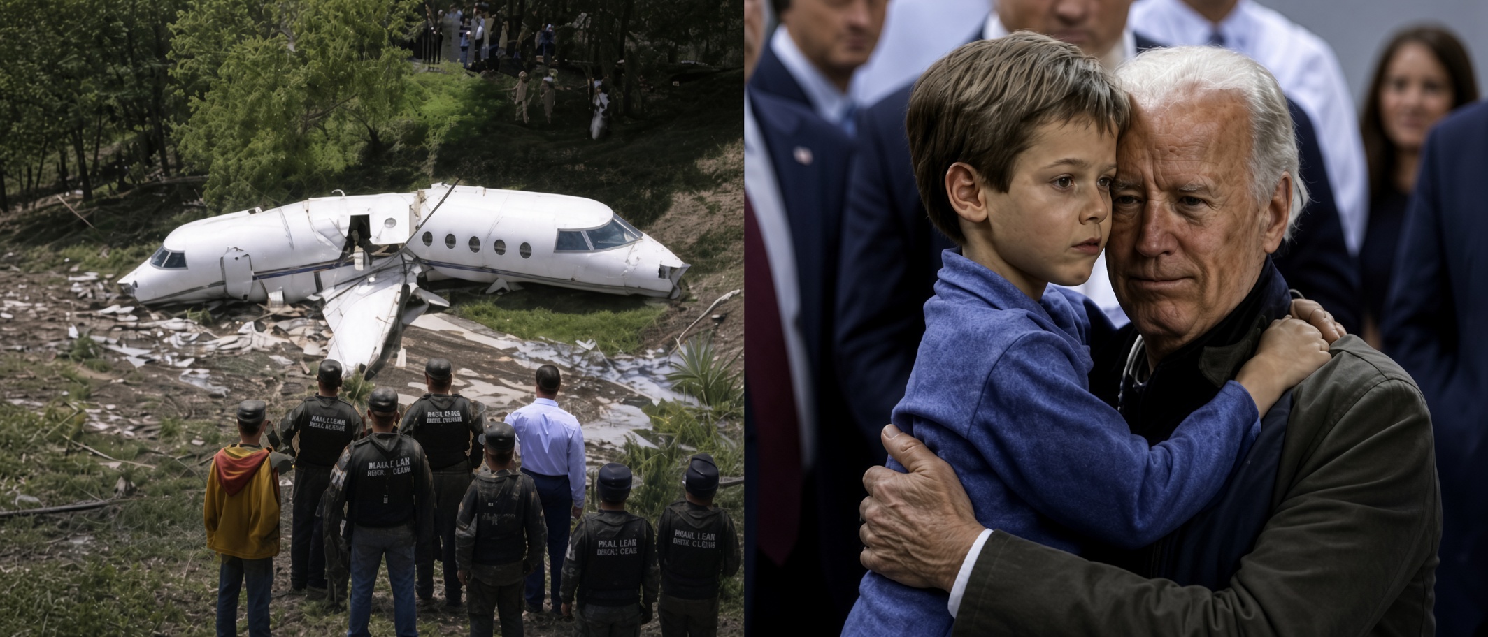 Biden plane crash