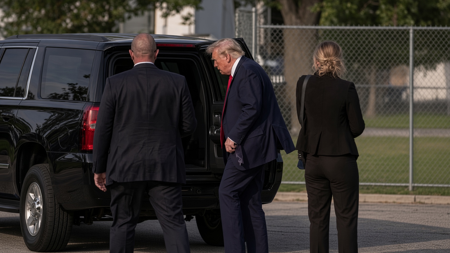 Trump fall claims