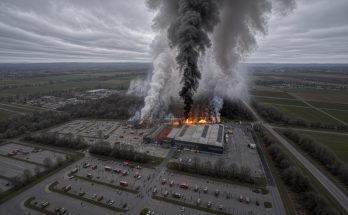 Greece factory fire