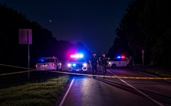 police security perimeter