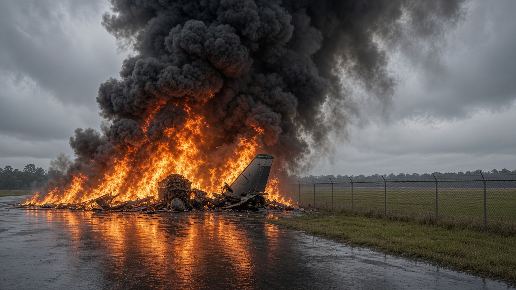 plane crash emergency